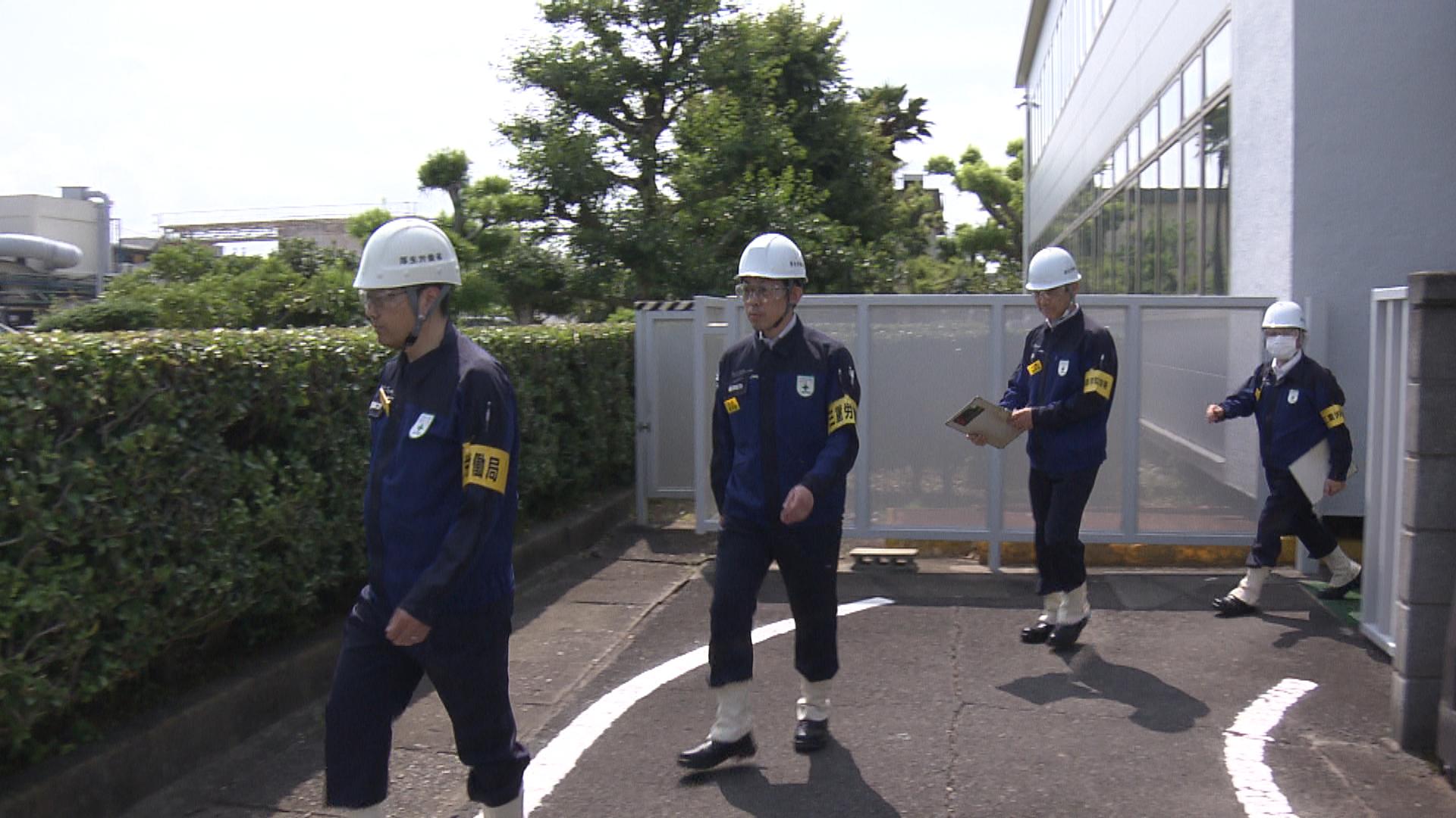 労働局などが「安全週間」前にパトロール　津市