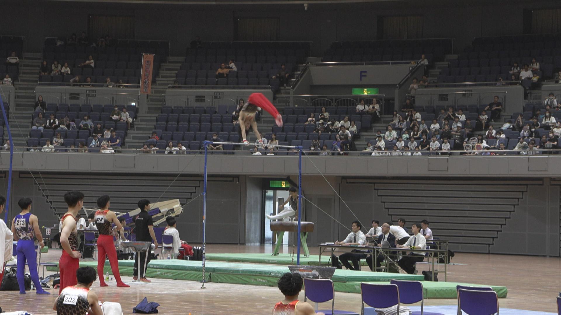国スポ出場目指して　池田杯体操競技大会