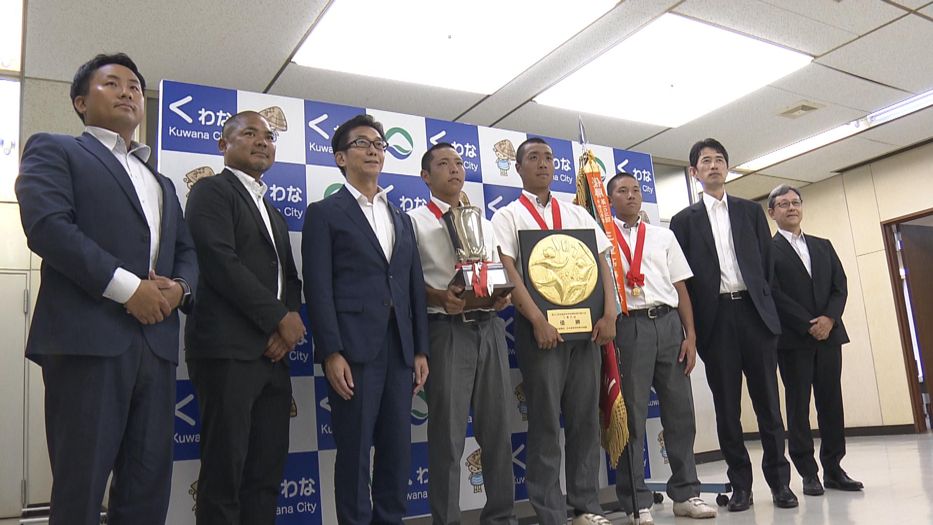 「誇りをもって戦っていきたい」　甲子園出場の津田学園の選手らが意気込み語る