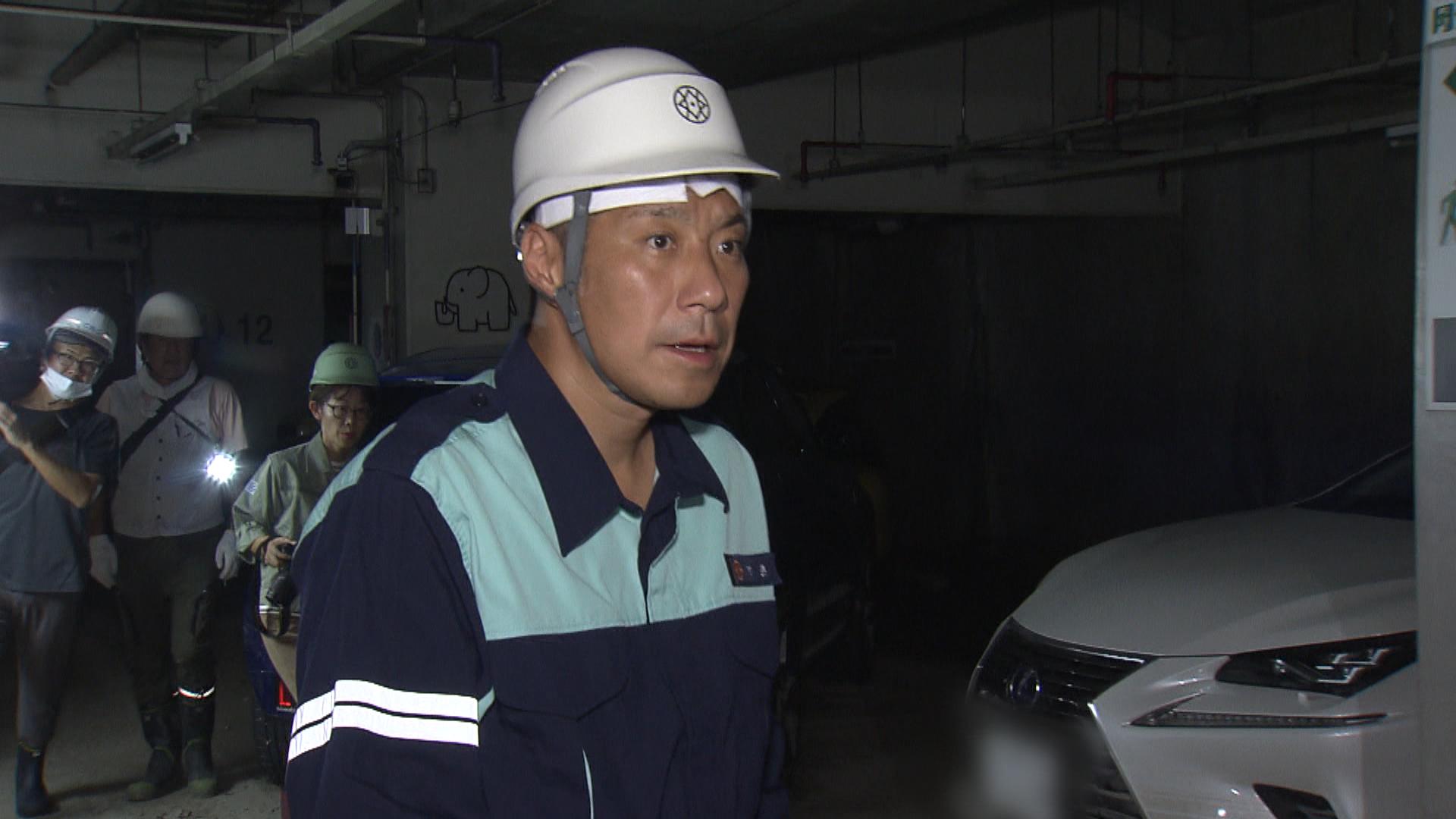 「出来る限り早急な復旧を」　浸水被害の地下駐車場を市長が視察　