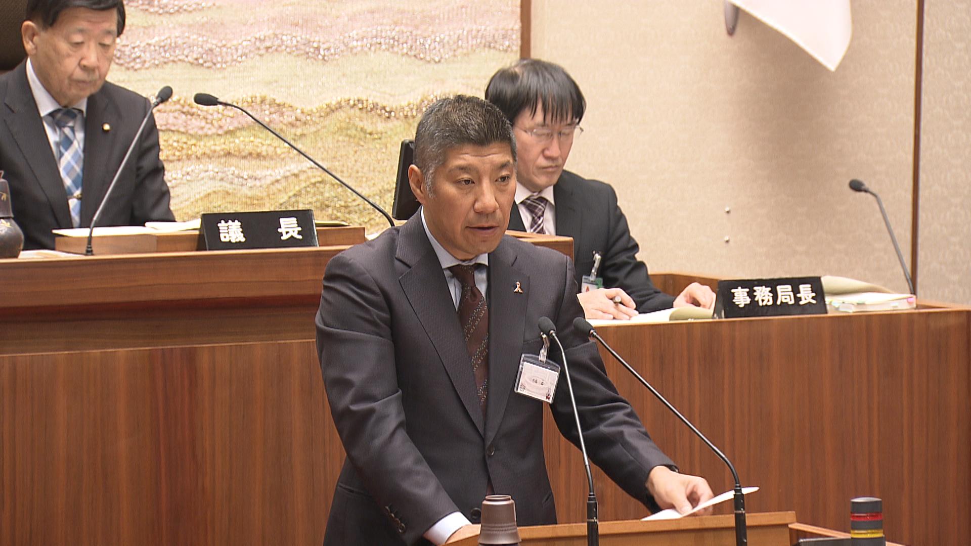 大雨被害の支援含む補正予算案提出