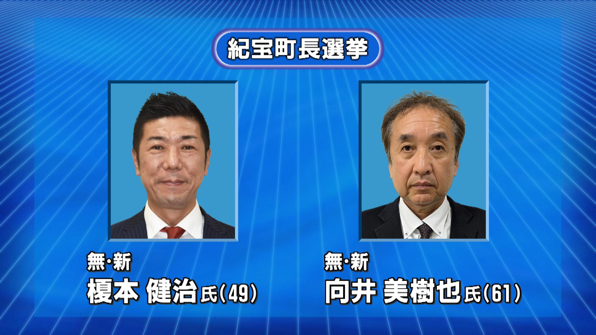 新人の一騎打ち　紀宝町長選挙告示　