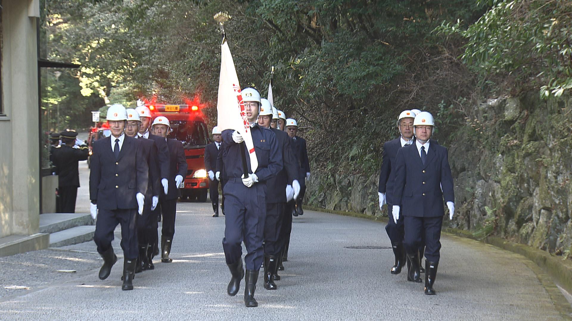神宮を守る「神宮消防」　出初式