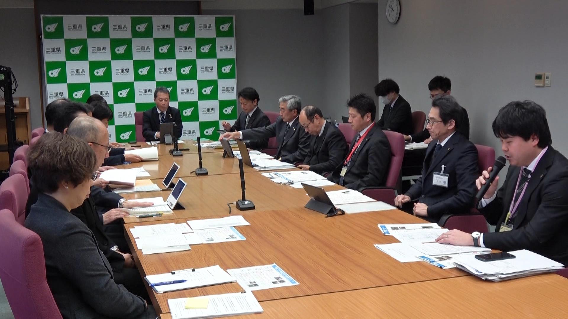 クマ被害の防止や南海トラフ地震対策など　新年度予算を知事らが審査　三重