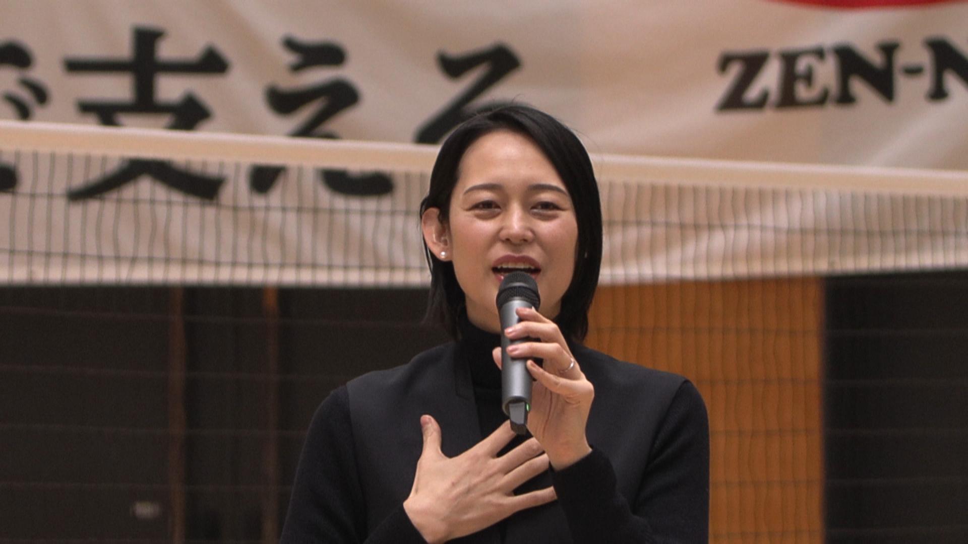 元日本代表パワフルカナらがトークショー　三重・津市