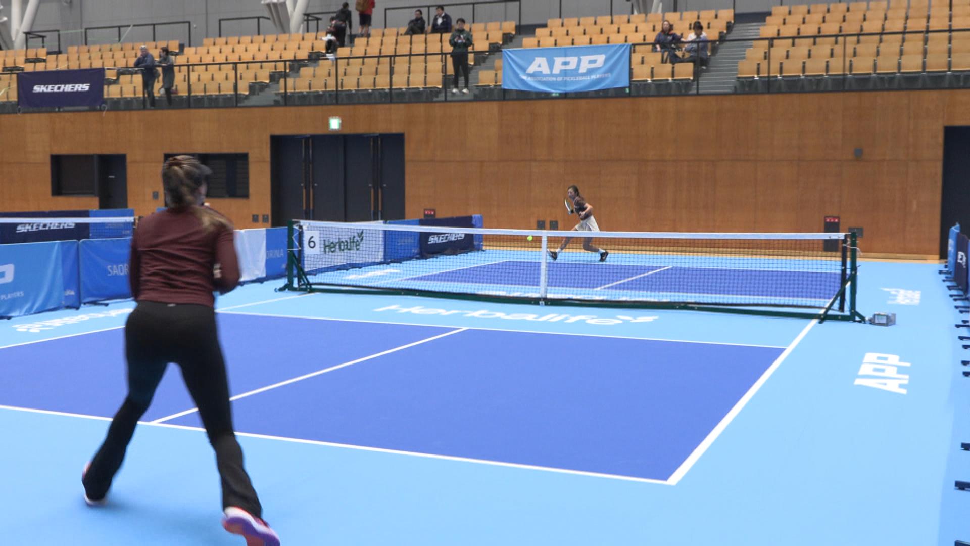 アメリカやインドなどから選手が集結　ピックルボール国際大会始まる