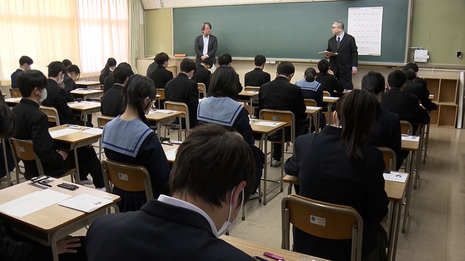 全日制の平均倍率1.02倍で過去10年最低　三重県立高校　後期選抜試験