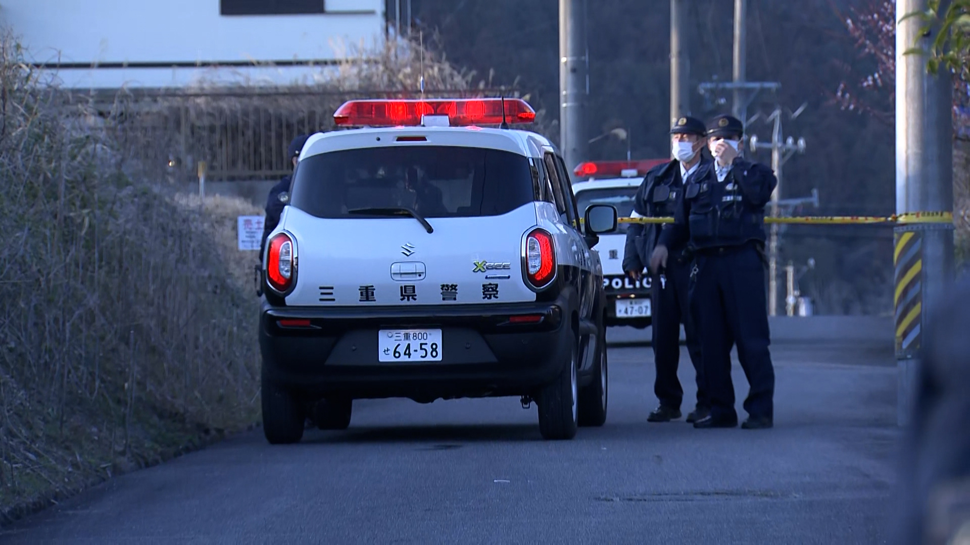 自宅で母親の首絞めた疑い　58歳の女を逮捕　母は搬送先で死亡