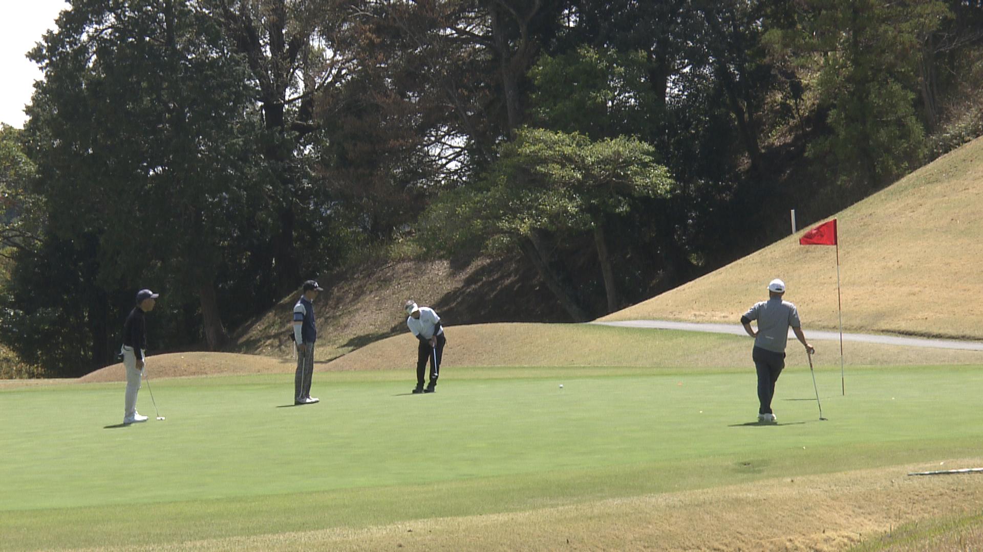 来月の本選出場をかけて　三重県オープンゴルフ予選