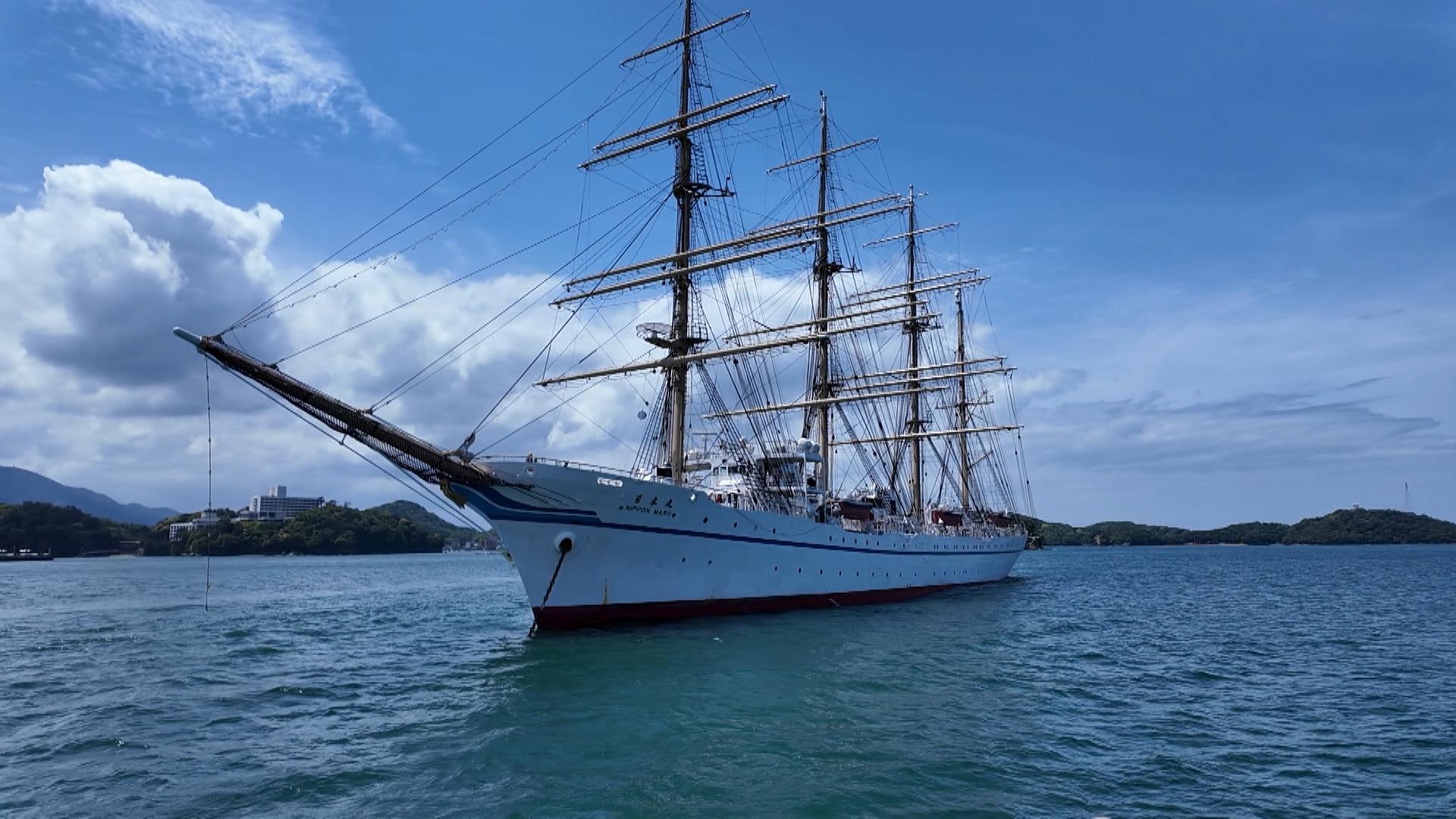 帆船「日本丸」歓迎式典　伊勢志摩国立公園指定80周年