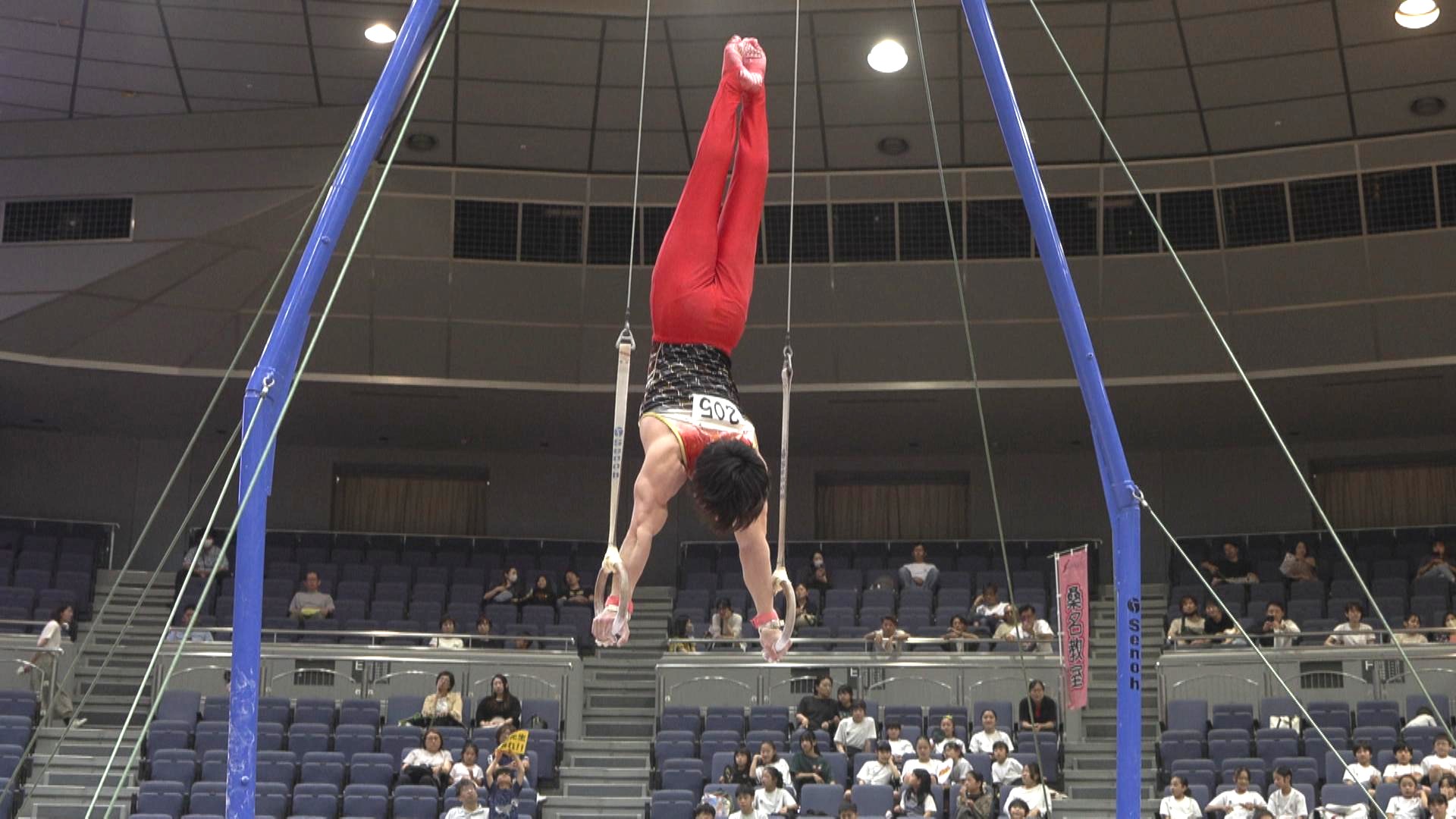 アジア大会出場予定の金田希一選手も出場　池田杯体操競技大会