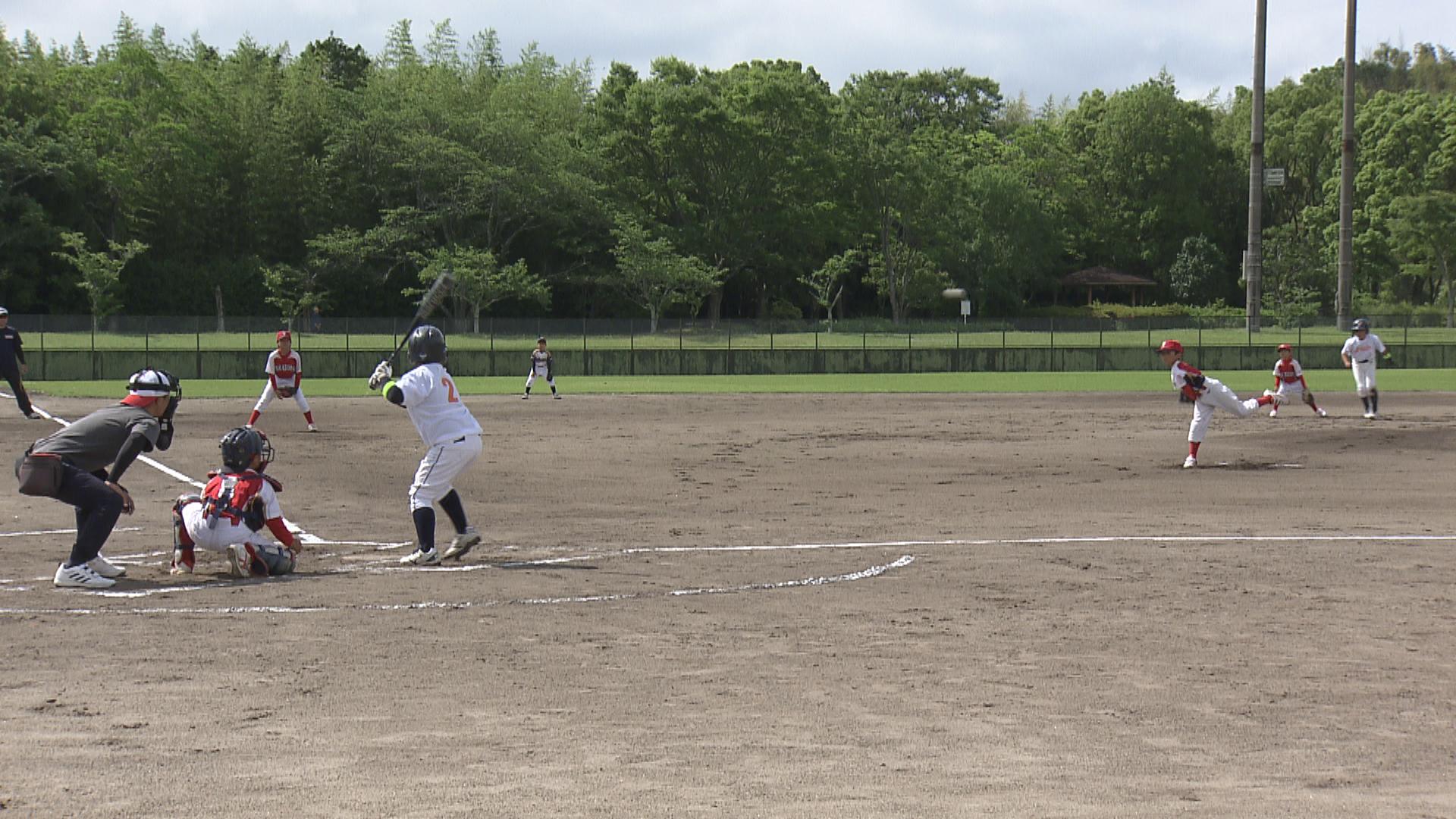 全員に出場機会を　小学4年生以下の少年野球交流大会