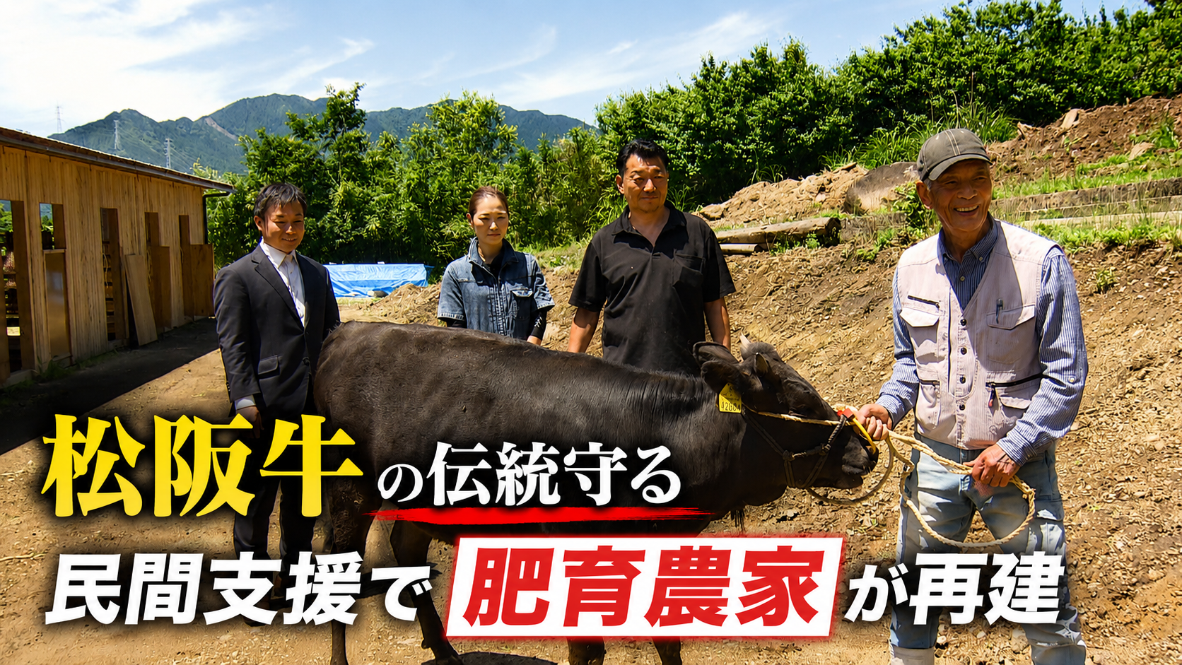 松阪牛の伝統守る　民間支援で肥育農家が再建