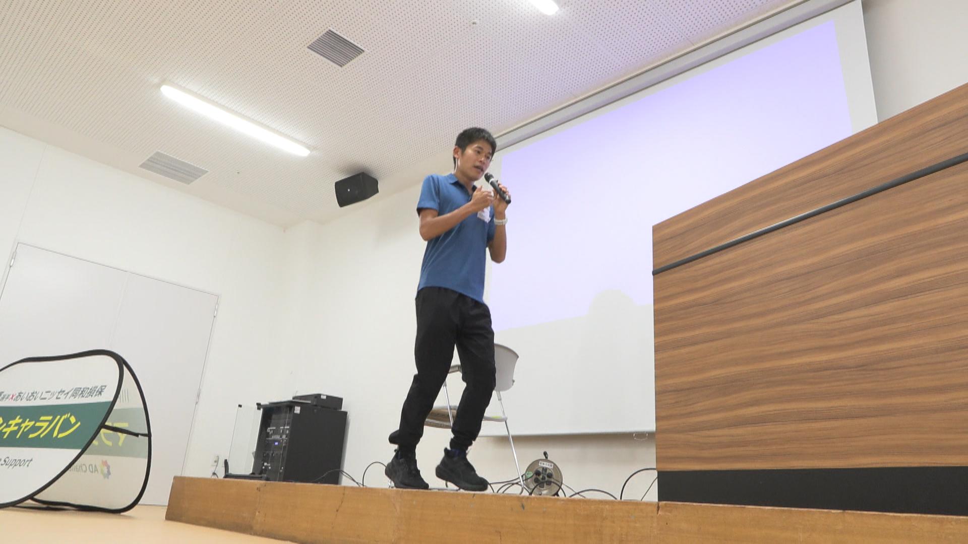 松阪マラソン優勝者　川内優輝選手のランニング教室　
