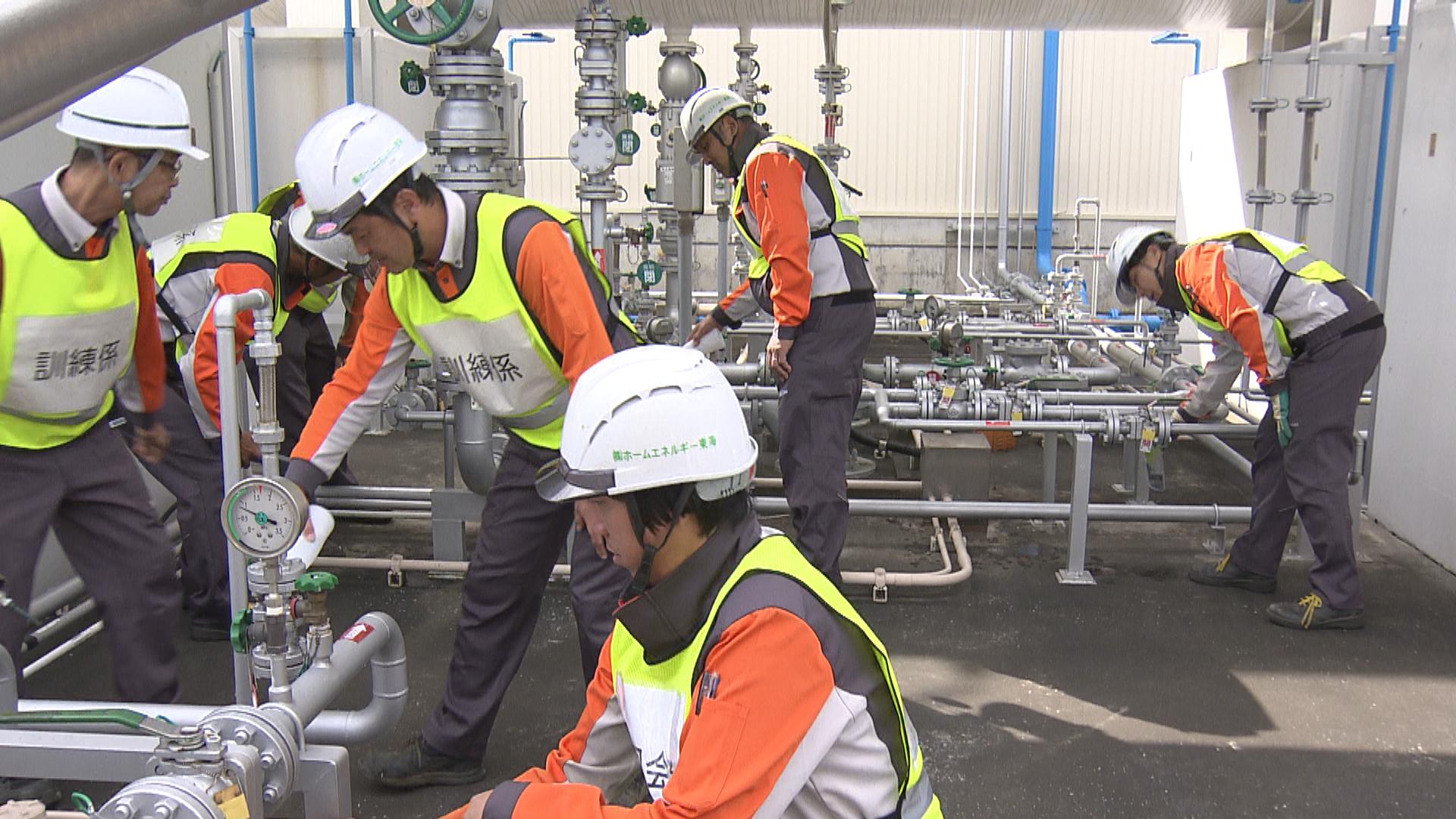 南海トラフ地震に備え、LPガスの供給手順を確認　三重県内11カ所で訓練