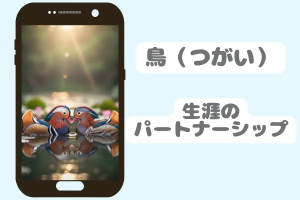 鳥（つがい）：生涯のパートナーシップ