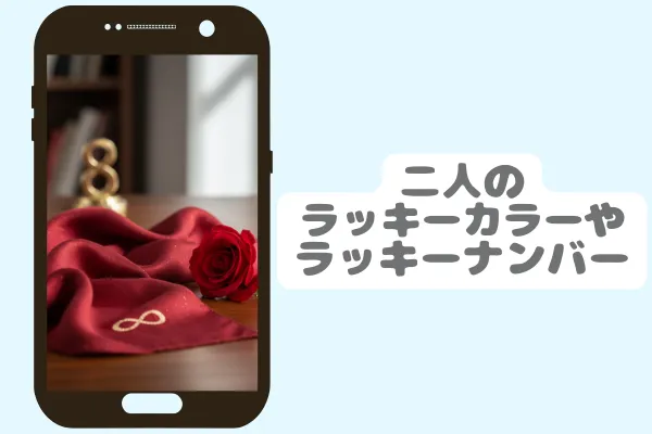 二人のラッキーカラーやラッキーナンバー