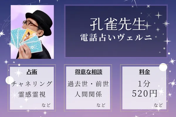 4位：孔雀先生—未来予知が得意