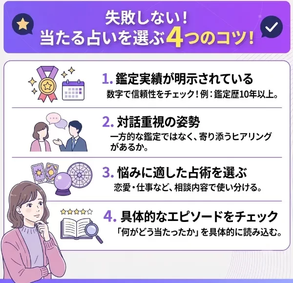 当たる占いの選び方