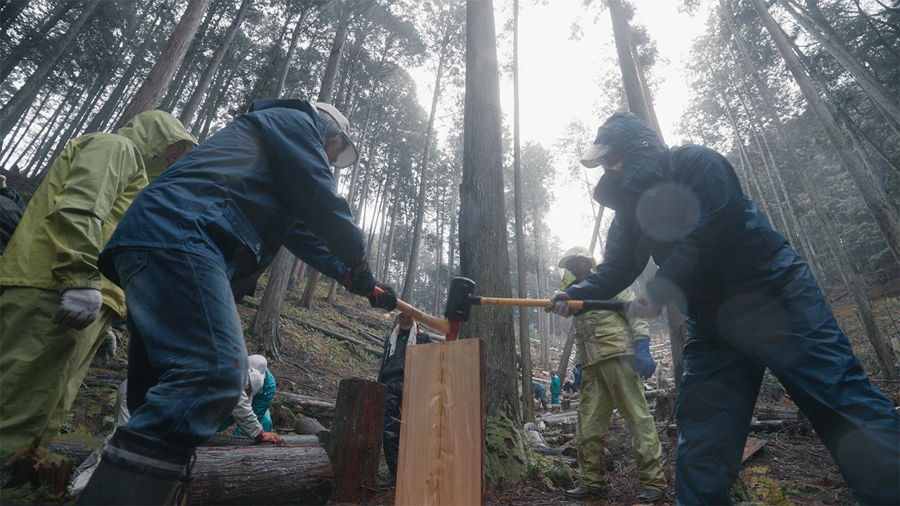 お水取りの松明
