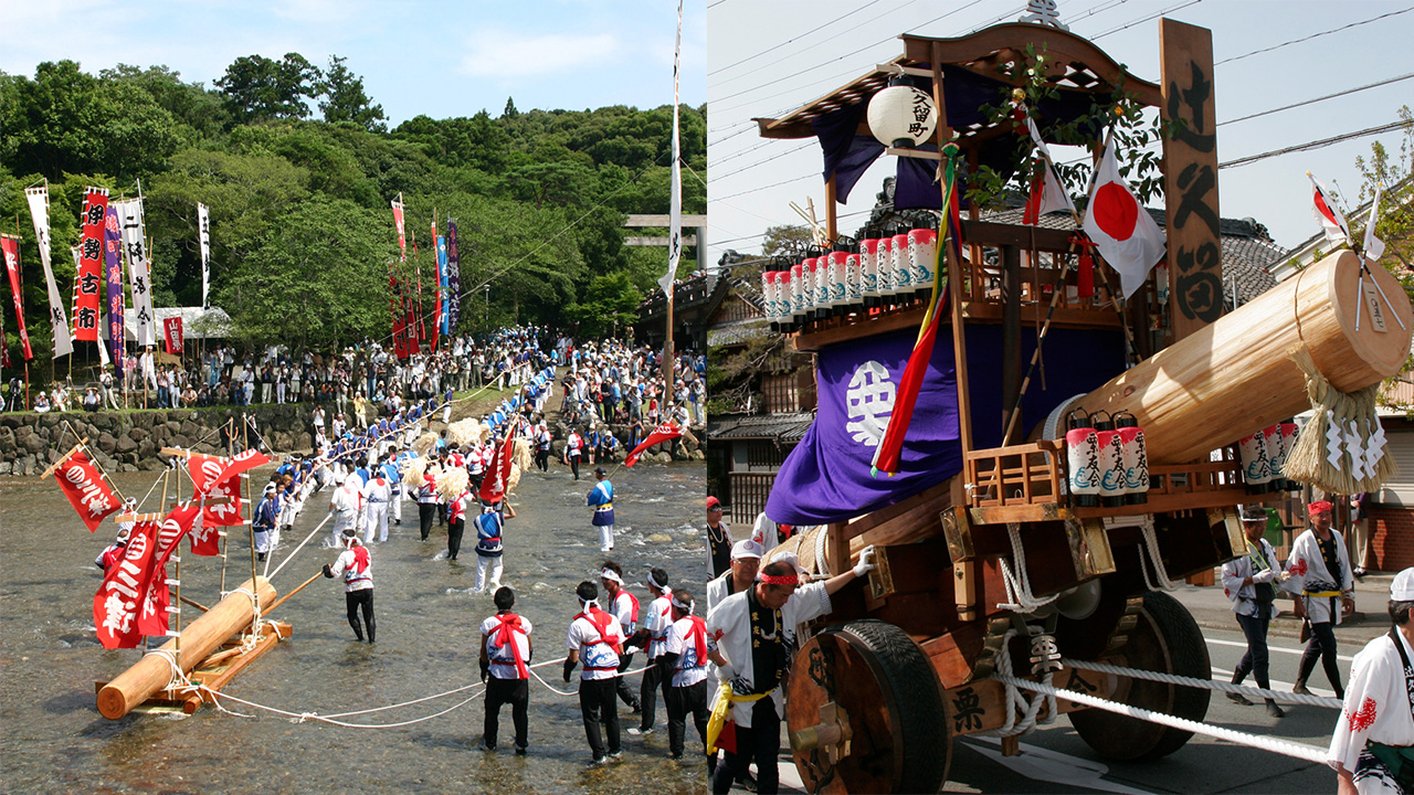 お木曳行事の奉曳車